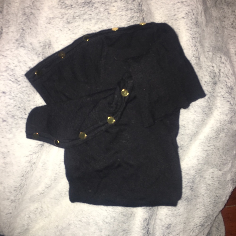 Cache Black Long Short Sleeve Turtleneck - image 4